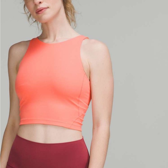 Lululemon high neck align tank raspberry cream - Picture 1 of 4